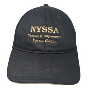 Nyssa Tractor & Implement Nyssa Oregon Baseball Cap Black One Size Adjustable